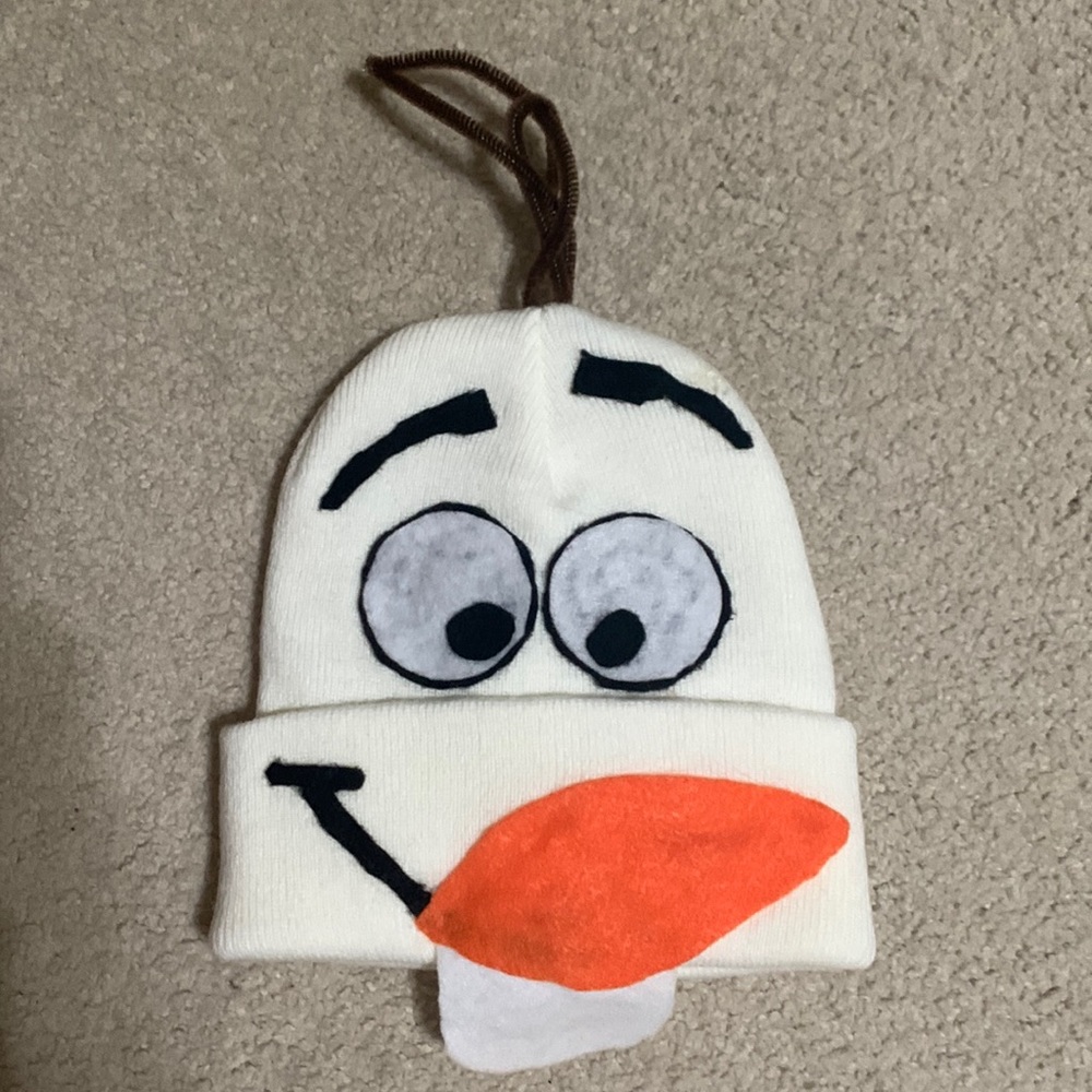 Olaf custom hat made for costume